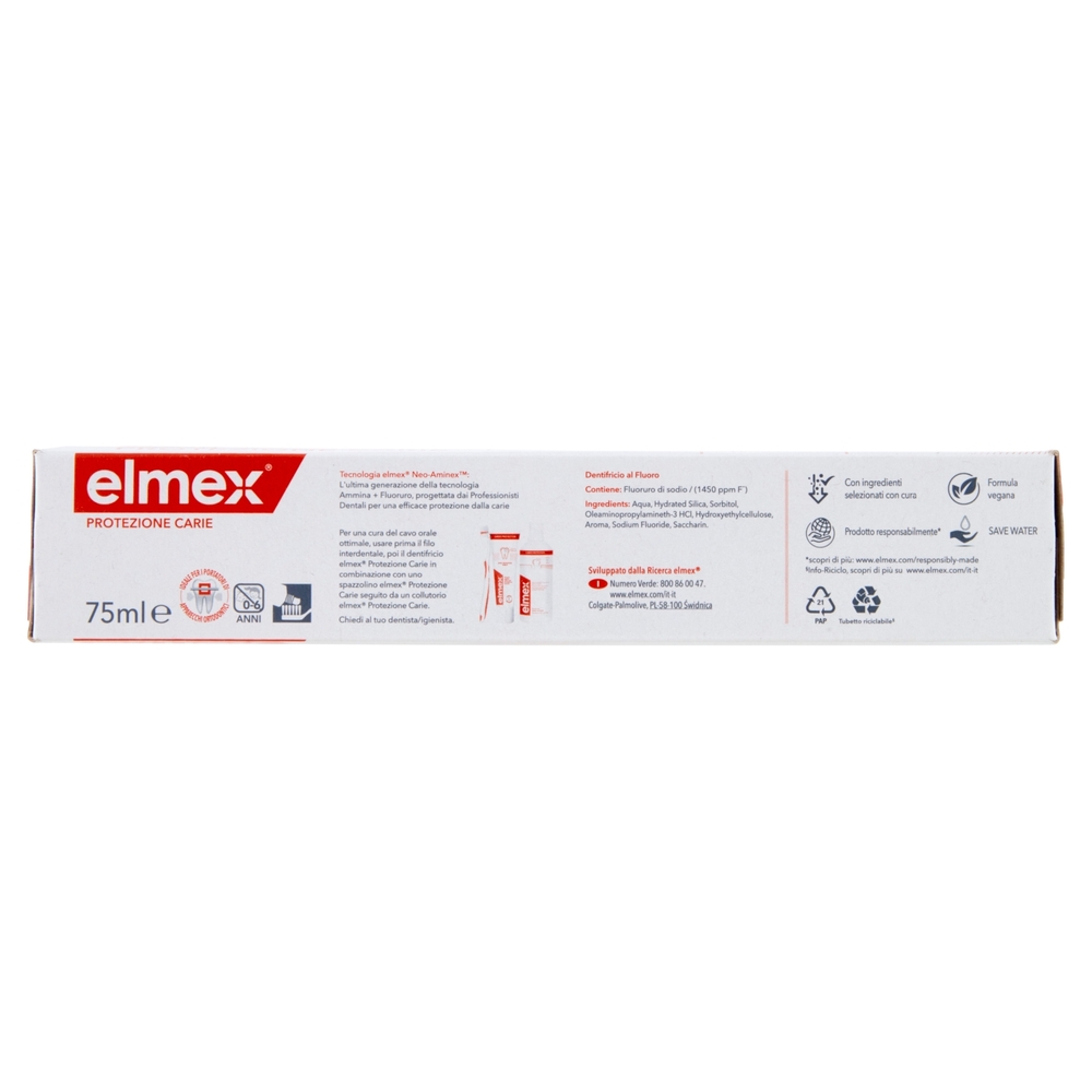elmex dentifricio Protezione Carie doppio scudo protettivo 75 ml